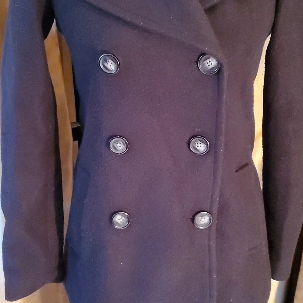 Old Navy Coat Womens XS Black Peacot